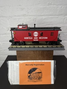 MTH 30-7736 O Gauge Norfolk and Western Woodside Caboose. - Picture 1 of 17