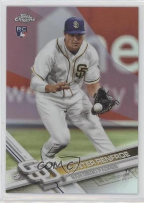 2017 Topps Chrome Refractor Hunter Renfroe (Fielding) #18 Rookie RC - Image 1 of 2