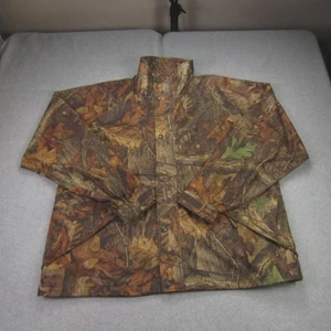 Cabelas Hunting Jacket Mens XL Camo Advantage Timber Zip Snap Button Pockets - Picture 1 of 16