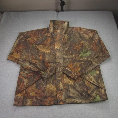 Cabelas Hunting Jacket Mens XL Camo Advantage Timber Zip Snap Button Pockets - Image 1 of 4