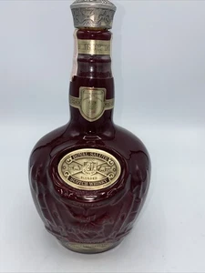 Wade Chivas Brothers Scotch Whisky Empty Liquor Bottle Maroon - Picture 1 of 8