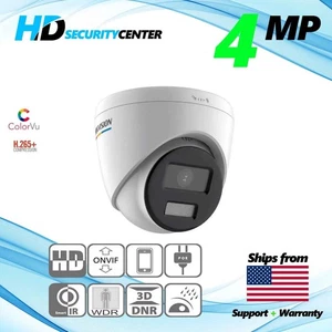 IP Security Camera DS-2CD1347G2-LUF 4MP Dome ColorVu 2.8MM Audio SD Network POE - Picture 1 of 6
