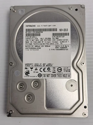 Hitachi 2TB,Internal,7200 RPM (HDS722020ALA330) Desktop Hard Disk Drive - Image 1 of 2