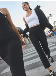 Pantalón Athleta Endless High Rise 16 Negro Pantalón Pierna Recta #533636 Nuevo con Etiquetas - Imagen 1 de 14