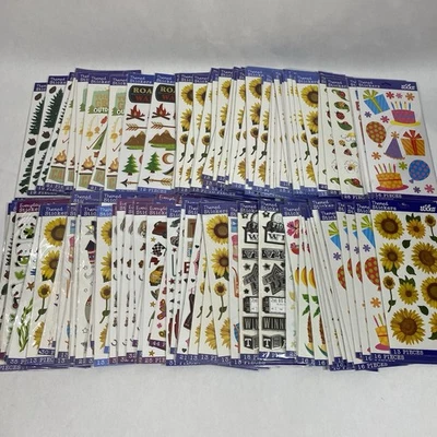 Sticko Themed Stickers Mix Lot Of 115 Birthday Flowers Sports Trees - Image 1 of 3