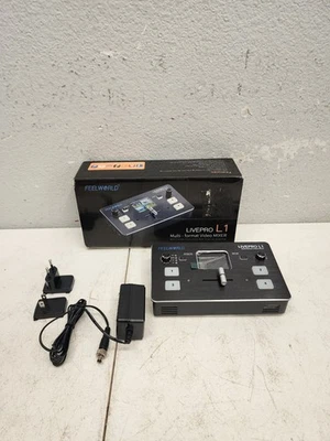 Feelworld LIVEPRO L1 Multi-Format Video Mixer Switcher NOB - Image 1 of 4