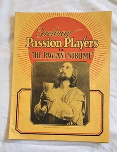 THE PAGEANT SUBLIME VINTAGE PROGRAM Freiburg Passion Players 1928 Sheet Music - Picture 1 of 9