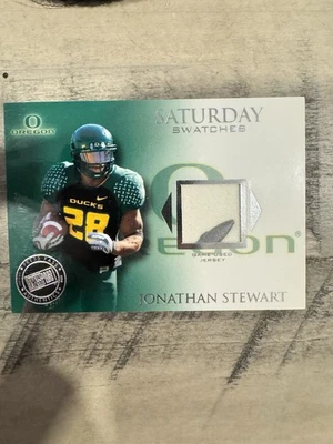 Jonathan Stewart  2008 Press Pass Saturday Swatches Game Worn Nike Logo Patch  - Image 1 of 2