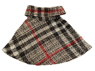 Auténtico poncho para mujer Burberry mezcla de lana mohair talla pequeña Foto 1 de 4