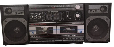 Sistema de doblaje de casete doble GE 2+2 modelo 3-5671A Foto 1 de 4