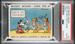 1935 Mickey Mouse #57 THEY’VE GOT TOOT-ACHE TYPE II PSA 4 VG-EXCELLENT RARE!!! - Picture 1 of 4