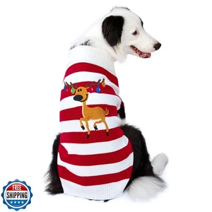 NACOCO Dog Sweater Pet Christmas Elk Bells Sweaters Halloween Reindeer for Sm - Picture 1 of 5