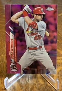 2020 Topps Chrome Pink Refractor #89 Paul Goldschmidt St. Louis Cardinals G1 - Picture 1 of 4