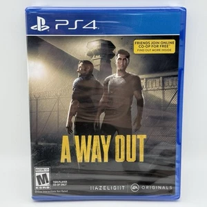 A Way Out (Sony PlayStation 4 PS4, 2018) RARE - BRAND NEW FACTORY SEALED! - Picture 1 of 6