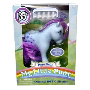 My Little Pony Blue Belle 35th Anniversary 1983 Collection Hasbro MLP 2017 - Picture 1 of 7