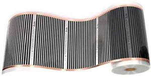 ELECTRIC UNDERFLOOR HEATING FILM, INFRARED FILM- 0,5m (0,5m x 0,5m), 110W/m,220V - Picture 1 of 11