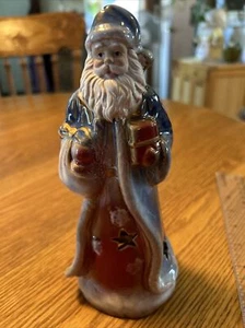 Keramik Teelicht Kerze 7 in Santa Weihnachten Urlaub Stehfigur Deko - Bild 1 von 7