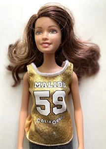 Barbie Fashionistas 12” Doll Golden Malibu Tank Top Pants Pink Passport Mattel - Picture 1 of 8