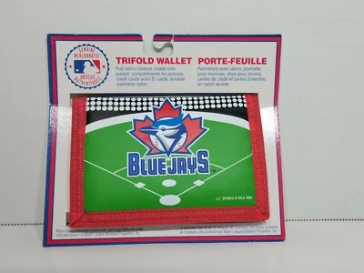 Vintage MLB Genuine Merchandise Toronto Blue Jays Retro Trifold Wallet 1998 - Image 1 of 3