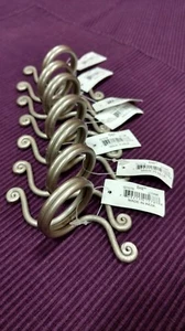 New! Set of 2, DII Silver Spiraled Metal Napkin Rings + Free Shipping! - Picture 1 of 6