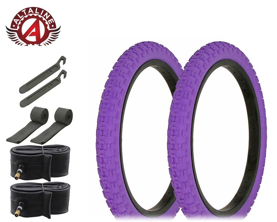 ALTALINE ALTO RENDIMIENTO BICICLETA ALAMBRE CUENTAS NEUMÁTICO 18 X 2.125 BMX COMP III JUEGO DE 8 PIEZAS Foto 1 de 1