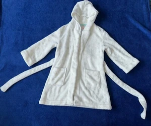 Cat & Jack Girls White Star Fleece Robe Size XS 4/5 - Picture 1 of 3