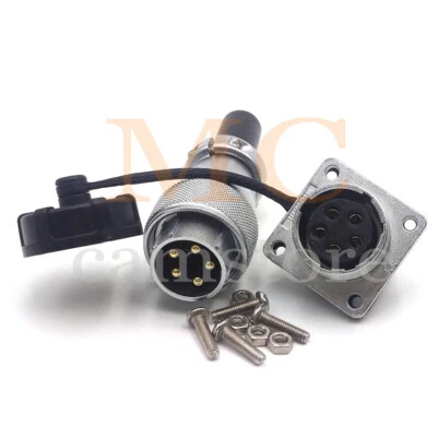 WEIPU WS20 5 pin Aviation Connector, Waterproof Industrial Circular Plug Socket - Image 1 of 4