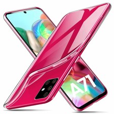 For Samsung Galaxy A71 Case Clear Silicone Ultra Slim Gel Cover