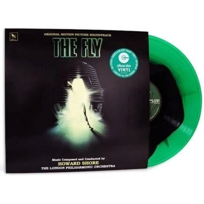 The Fly Soundtrack Howard Shore 750 Made Green & Black Haze Colored Vinyl - Image 1 of 3