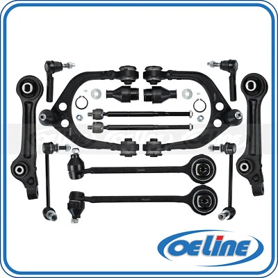 14x Front Control Arms Tie Rods for 2011-2014 Dodge Charger Challenger 300 RWD Foto 1 de 4