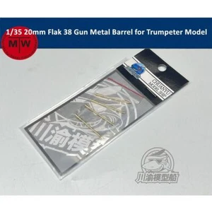 1/35 Scale 20mm Flak 38 Gun Metal Barrel for Trumpeter Model 4pcs/set - Picture 1 of 4