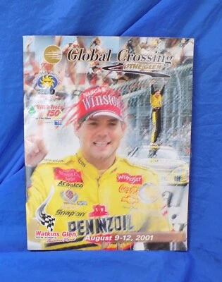 Programa de carreras Watkins Glen Global Crossing at the Glen 9-12 de agosto de 2001 NASCAR Foto 1 de 4