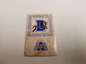 Durham Bulls 1998 Minor Baseball Pocket Schedule - Geico Direct - Picture 1 of 2