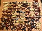 Vintage Marx Horses And Animals - Accessories Saddles Lot - 66 Animals