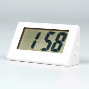 Digital LCD Home Office Table Car Dashboard Desk Date Time Small Clock Y4L8 - Picture 1 of 15