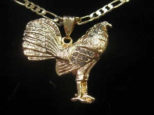 GALLO 24" KETTE 14K 2 FARBEN LAMINIERTES GOLD CZs/2FARBEN VERGOLDETE HAHNENKETTE/CZs - Bild 1 von 5