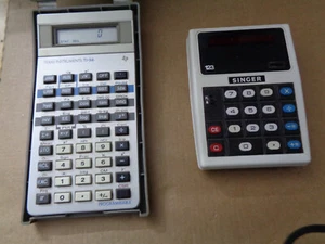 Singer Friden 123 und Texas - Instruments TI - 56 Taschenrechner - Photo 1/5