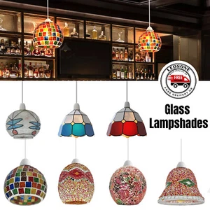 Chandelier Style Ceiling Light Shade Easy Fit Glass Shade Pendant Lampshade - Picture 1 of 72