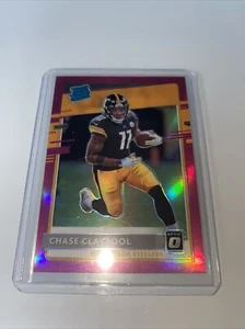 2020 Panini Donruss Optic Football Rated Rookie Pink Prizm #177 Chase Claypool - Picture 1 of 2