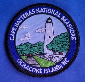 Souvenir Cloth Badge Patch - Cape Hatteras National Seashore Ocracoke Island USA - Foto 1 di 2