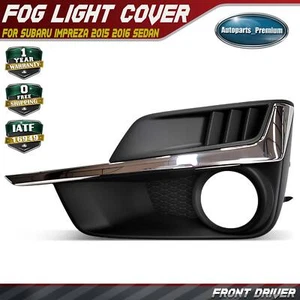 Front Driver Fog Lamp Light Bezel for Subaru Impreza 2015 2016 Sedan 57731FJ310 - Picture 1 of 9