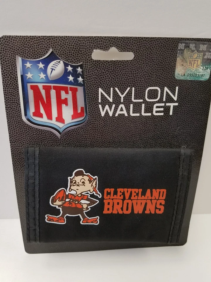 Cleveland Browns nylon trifold wallet - Image 1 of 1