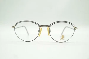Vintage Neostyle Mozart 5 357 Grau Gold oval Brille Brillengestell NOS - Picture 1 of 6