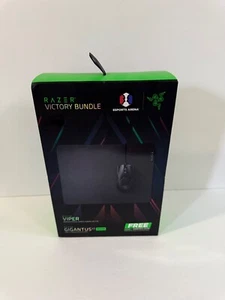 Razer Victory Bundle - Razer Viper Mouse/Razer Gigantus V2 Medium Mat - NEW!! - Picture 1 of 4