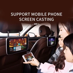 Rear Seat TV Screen For BMW X6 G06 Wifi Bluetooth HDMI Android Headrest Monitor - Picture 1 of 7