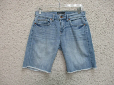 Pantalones Cortos Lucky Brand 00 Para Mujer Azul Denim Informal Jeans Dylan Boyfriend Corto Logo Foto 1 de 4