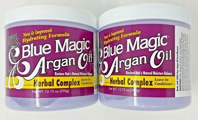 Blue Magic Argan Oil Hydrating Hair Herbal Complex Leave in Conditioner 13.75 - Image 1 of 2