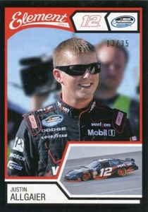 2011 Press Pass Wheels Element Racing Black Border #45 Justin Allgaier /35 - Picture 1 of 1