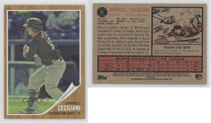 2011 Topps Heritage Minor League Edition Green Tint /620 Darrell Ceciliani #81