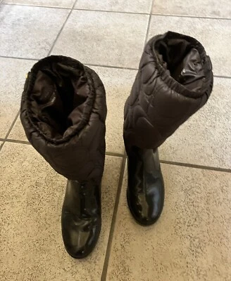 **COACH**CANTINA**MARRÓN MUJER**PATENTE CUÑA ACOLCHADA**BOTAS** Foto 1 de 4